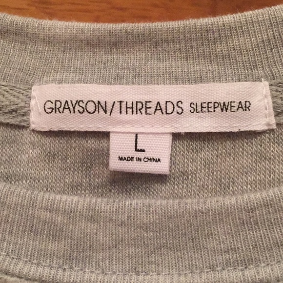 Grayson /Threads Santa Sleepwear Shirt.  Size Large Super Soft!   NWT!! - Picture 2 of 7